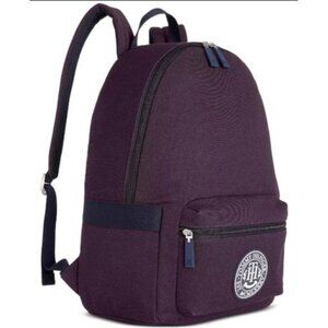 Tommy Hilfiger Sean Canvas Logo Graphic Backpack Navy NWT